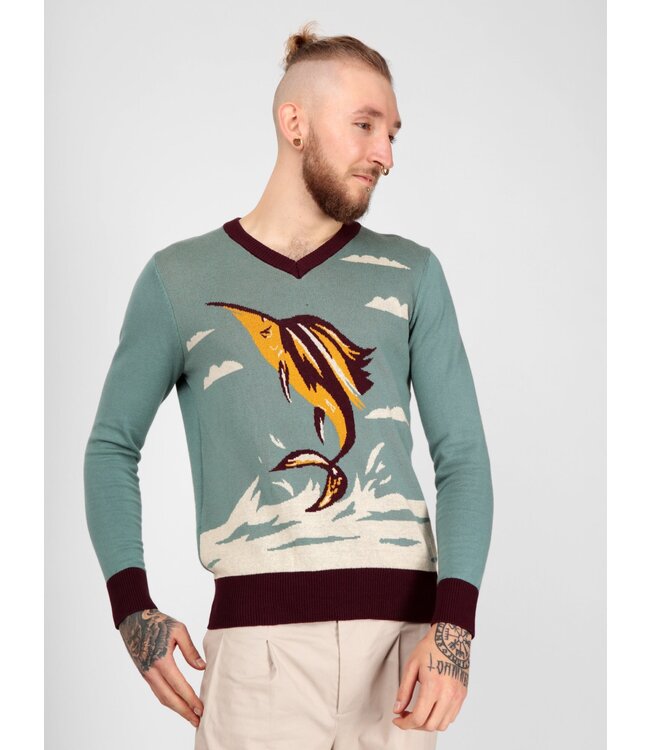 Mark Swordfish Knitted Jumper
