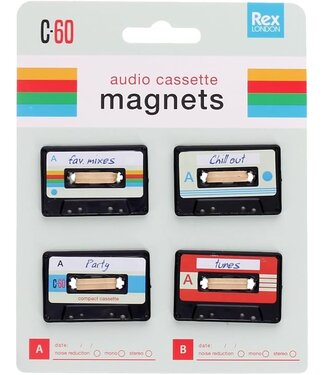 Rex London Mini music magnets (set of 4) - Cassette
