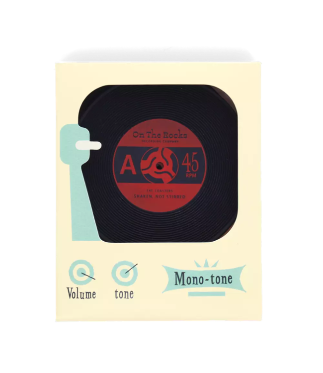 Silicone coasters (set of 6) - Vinyl record