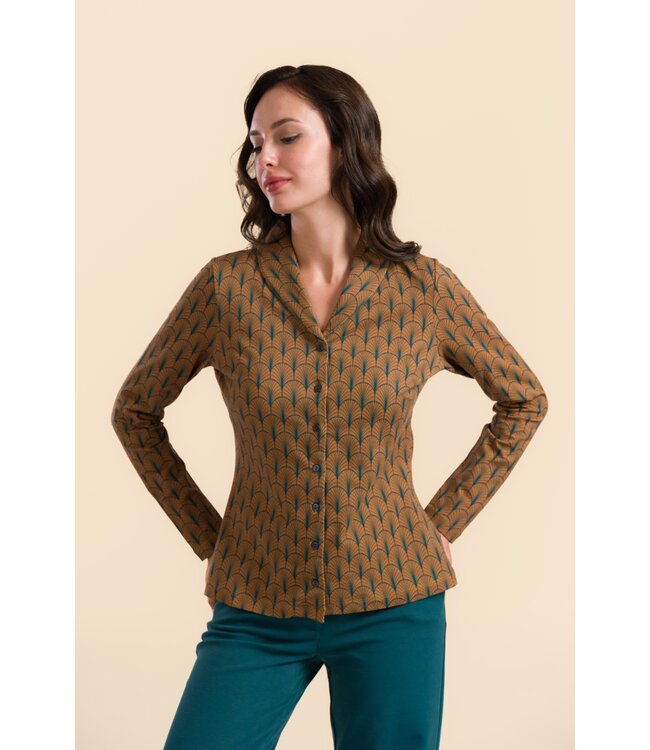 Iris blouse - art nouveau