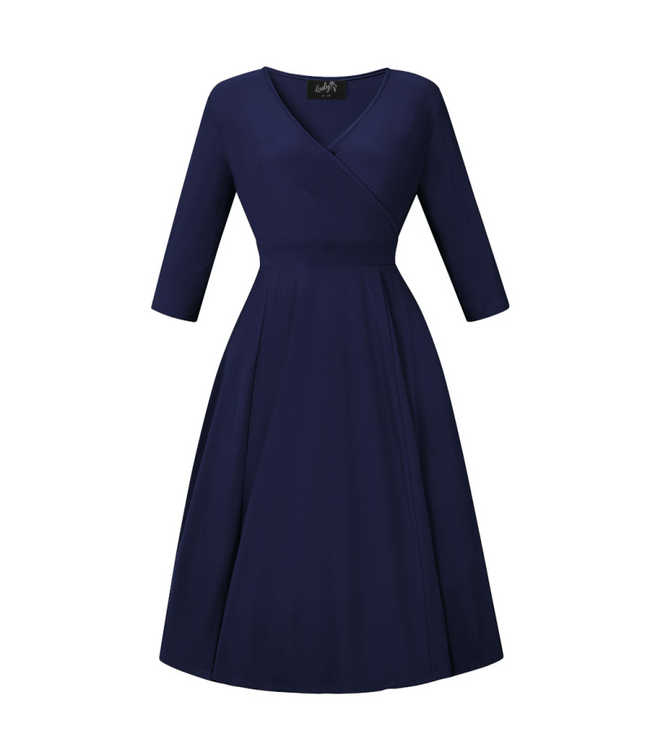 Lyra Dress - Navy