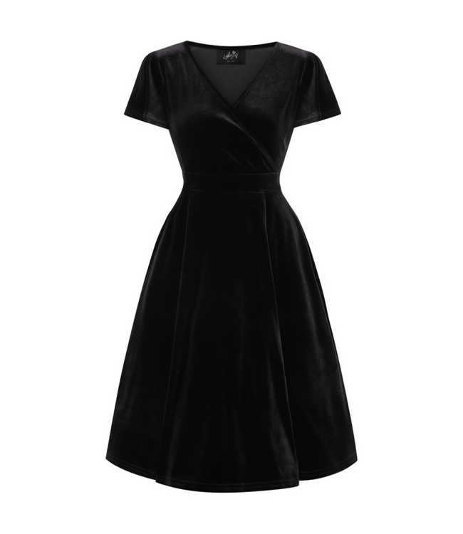 Lyra dress - Black Velvet
