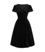Lady V Lyra dress - Black Velvet
