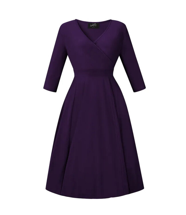 Lyra dress - Damson