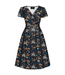Lady V Lyra dress - Blue Forest