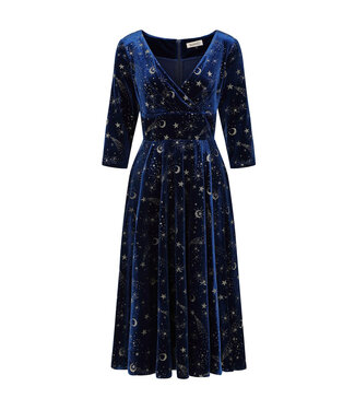 Banned Blue Luna Celestial swing dress