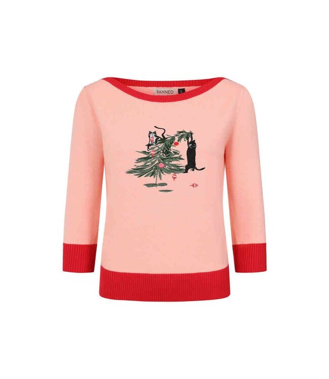 Pink Kiki puuurfect Christmas jumper