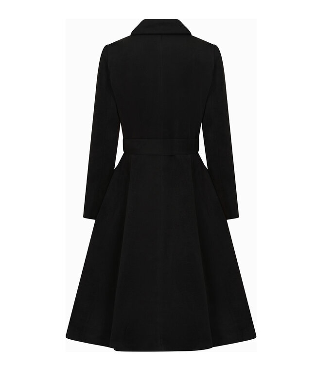 Matilda Swing Coat in Black