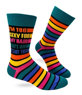 Fabdaz I'm too sexy for my hair men's socks