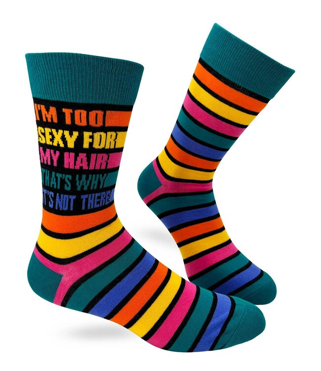 I'm too sexy for my hair men's socks