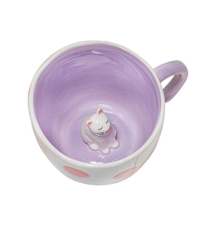 Surprise Hidden Cat Mug