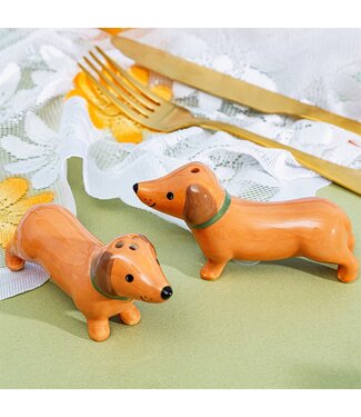 Sass & Belle Dachshund Salt and Pepper Shakers