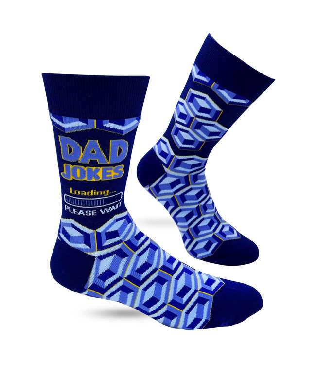 Dad joke loading men's socks