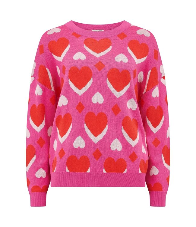 andi jumper - Geo hearts