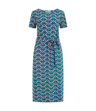 Sugarhill Brighton flissy jersey midi dress kaleidoscope daisy