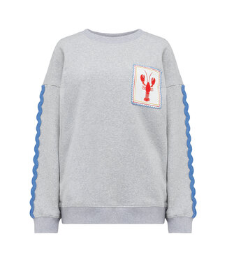 Sugarhill Brighton Eadie Relaxed Sweatshirt - Lobster