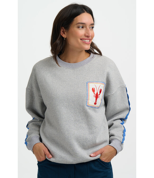 Eadie Relaxed Sweatshirt - Lobster