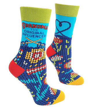Fabdaz Grandma the Original Influencer socks