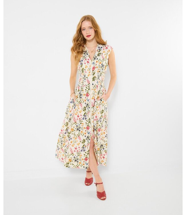 Jemima Floral Cotton Dobby Dress