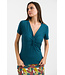 LaLaMour Angela Top Short Sleeve - Plain Petrol