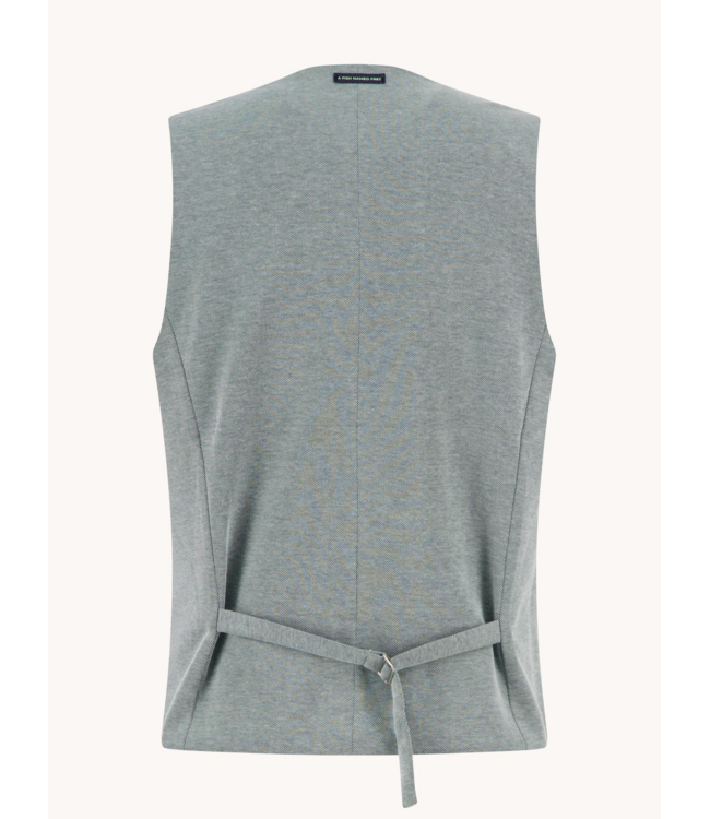 Waistcoat pique - thyme
