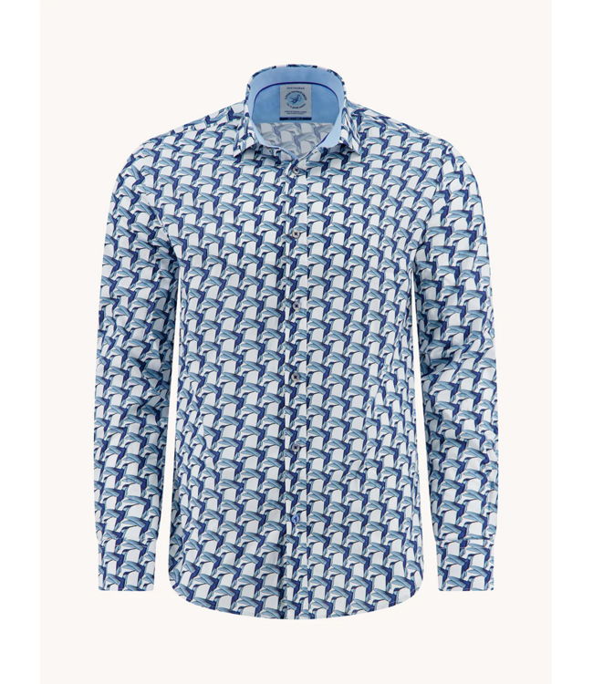 Shirt geometric birds