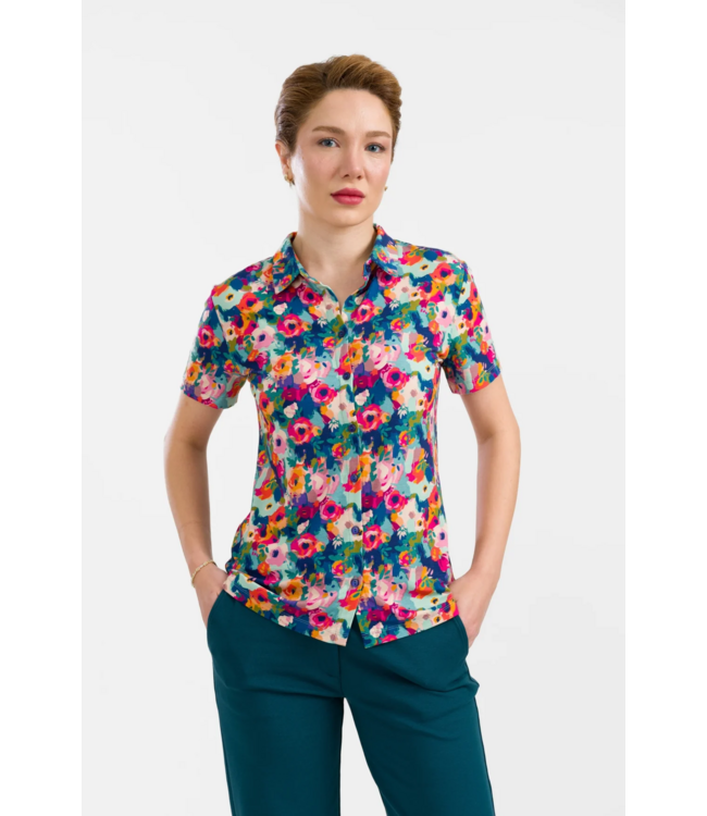 Sill Blouse Short Sleeve - Potpourri