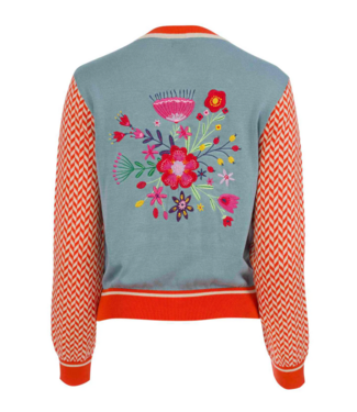 LaLaMour Knitwear Cardigan - Flowers