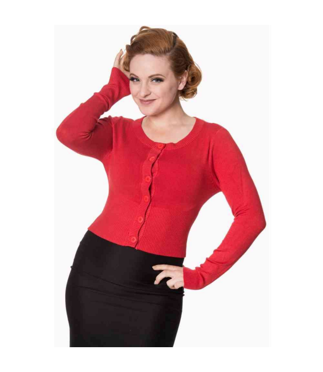 Dolly Cardigan - Red