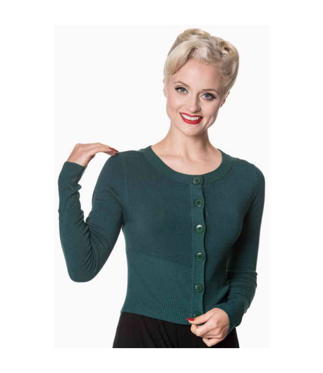 Dolly Cardigan - Forest Green