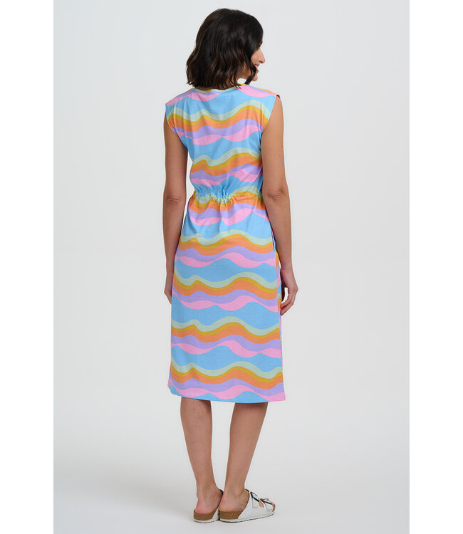 Sloane jersey dress - dreamy waves