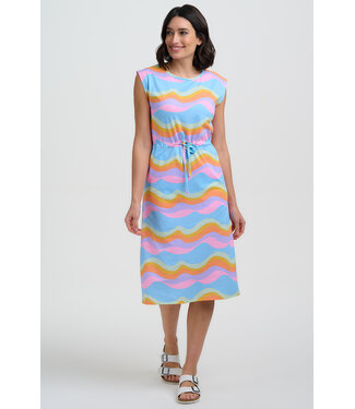 Sugarhill Brighton Sloane jersey dress - dreamy waves