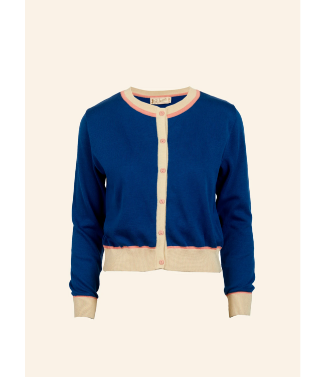 Vera - Blue Posies Cardigan