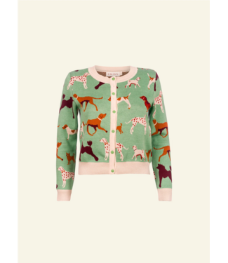 Palava Vera - Green Woof Cardigan