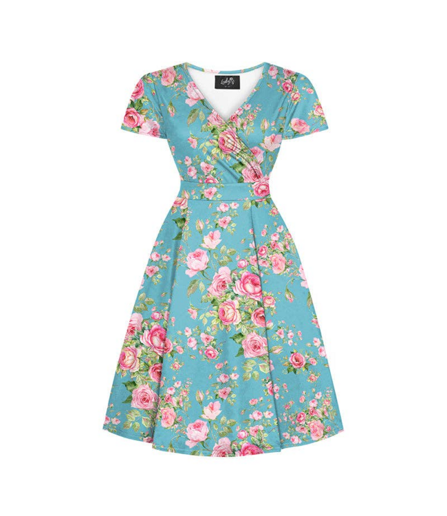 Lyra - Mini Dress - English Rose