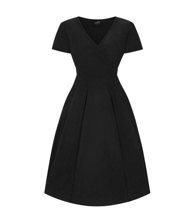 Short Sleeve Lyra Dress - Black