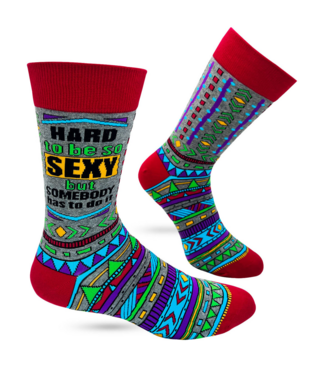 Fabdaz Hard to be so sexy Men's socks