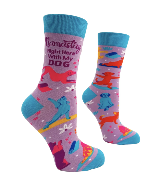Namastay right here with my dog socks