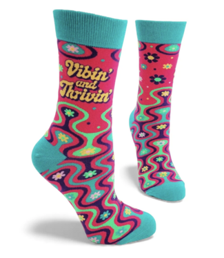 Fabdaz Vibin' and Thrivin' socks
