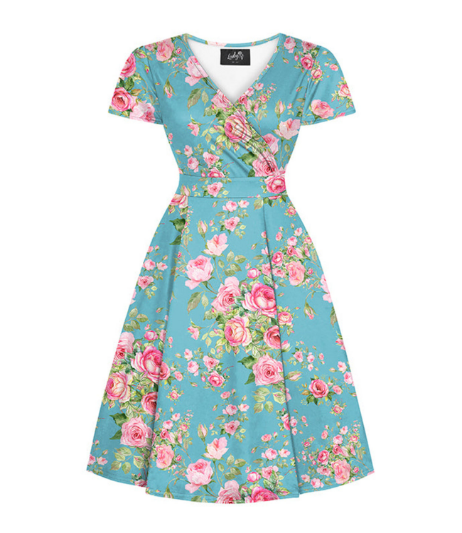 Lyra - Mini Dress - English Rose