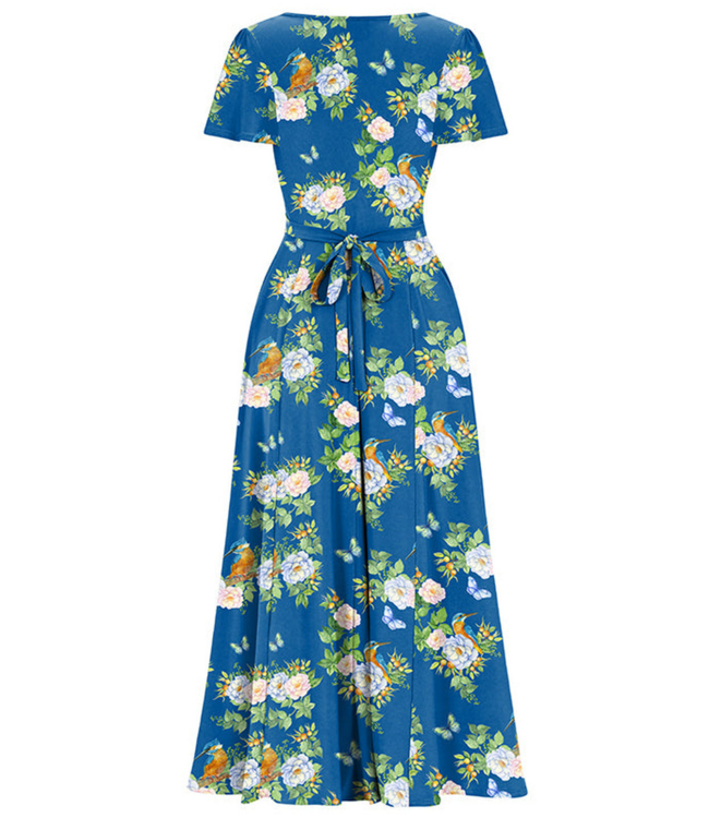 Lyra - Maxi Dress - Sapphire Kingfisher