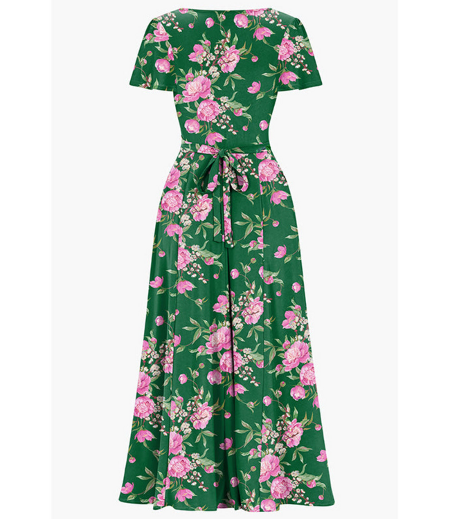 Lyra - Maxi Dress - Emerald Peony