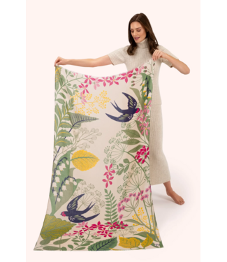 Powder UK Print Scarf - Swooping Swallows