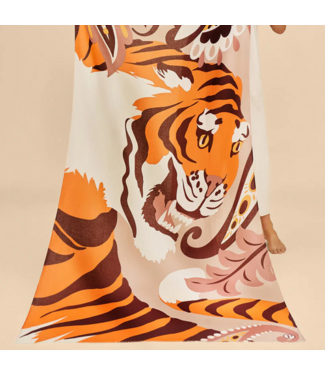 Powder UK Printed Thrill of the Tiger Scarf
