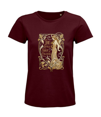 The Little Shop of Colours preorder TLSOC TEE Burgundy girly fit The Little Shop of Colours preorder TLSOC TEE Burgundy girly fit