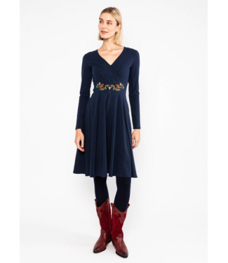 Blutsgeschwister Shalala Tralala dress - tasty blue berry
