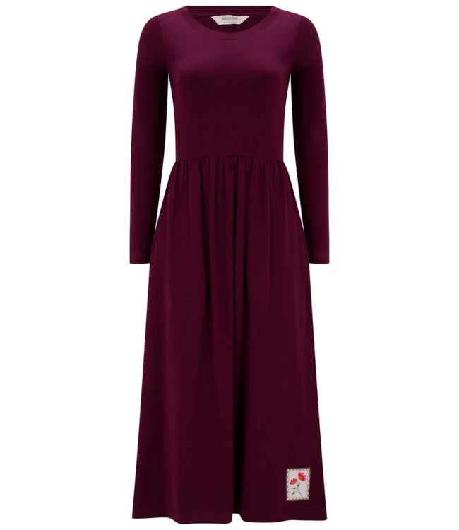 Abella Jesey Midi Dress Flower Label