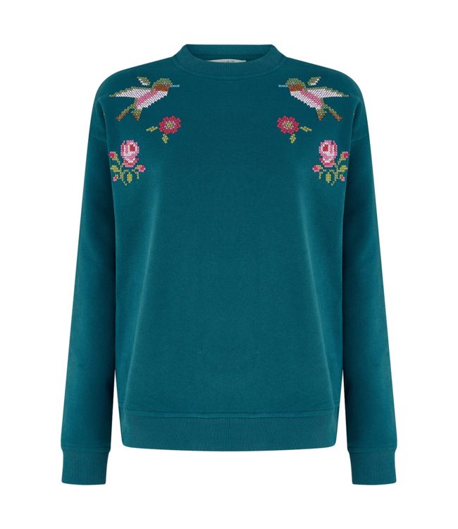 Noah Sweatshirt Cross Stitch Hummingbird