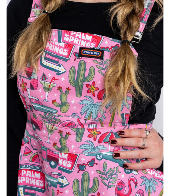 Palm Springs flared pinafore