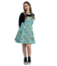 Run & Fly Rebel Romance Bloom & Brew Flared Pinafore Dress